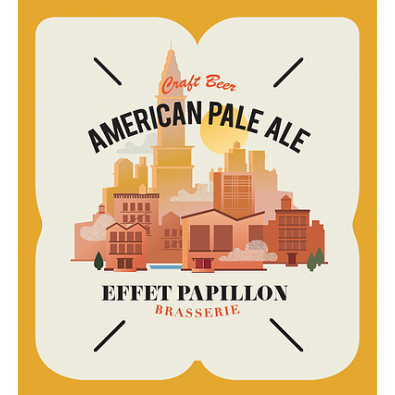 Bouteille de bière Effet Papillon American Pale Ale