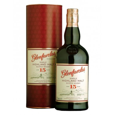Bouteille de whisky Glenfarclas 15 ans