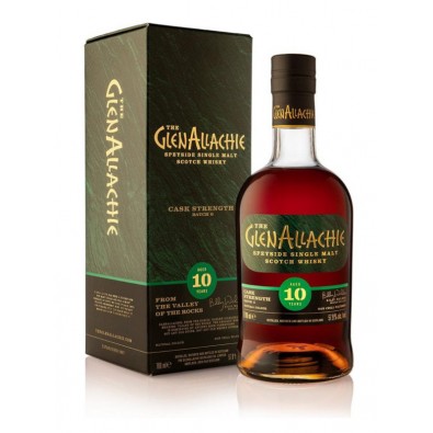 Bouteille de whisky Glenallachie 10 ans brut de fût Batch 6