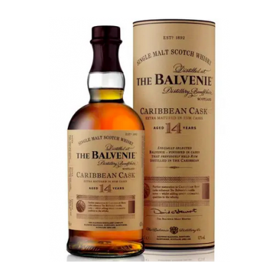 Bouteille de whisky Balvenie 14 ans Caribbean Cask