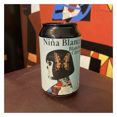 Canette de bière La Débauche Nina Blanca