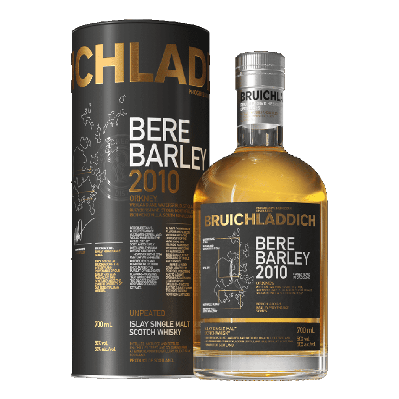 Bouteille de whisky Bruichladdich Bere Barley 2010